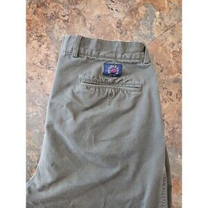Pendleton Green pleat linen cotton blend casual shorts mens 35 VTG MINT(B39
